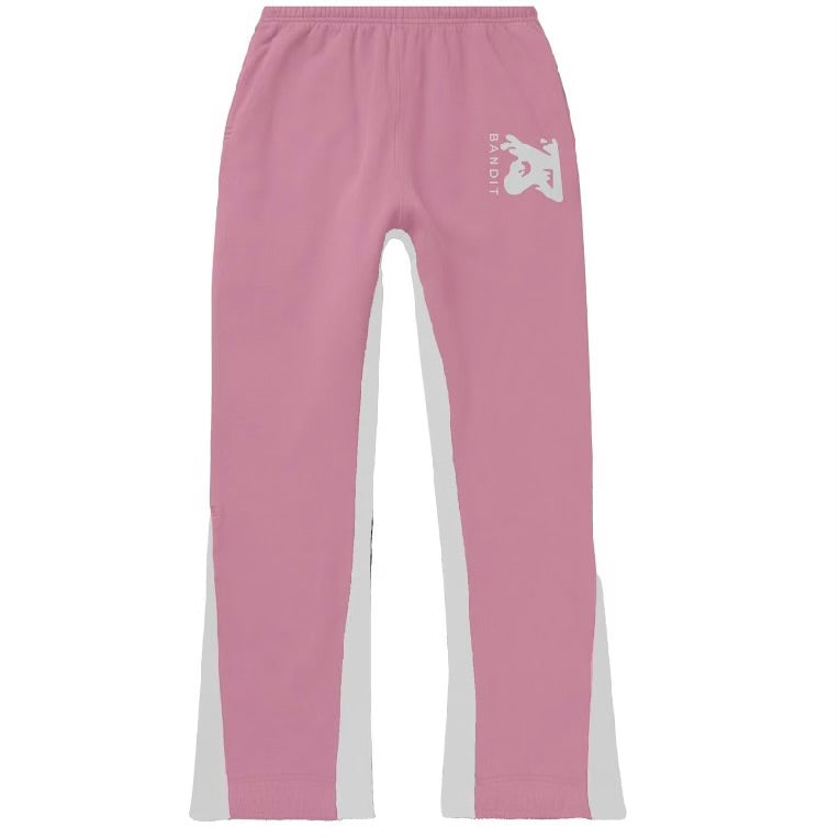 *PRE-ORDER* Bandit Original Pink/White Flare Bottom Sweats