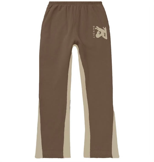 *PRE-ORDER* Bandit Original Brown/Cream Flare Bottom Sweats