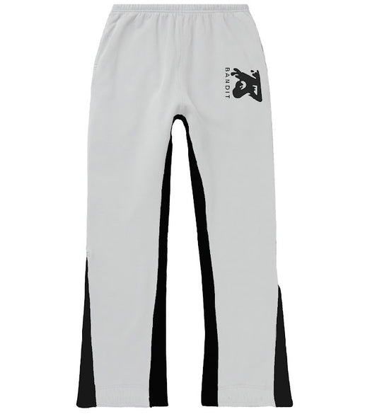 *PRE-ORDER* Bandit Original White/Black Flare Bottom Sweats