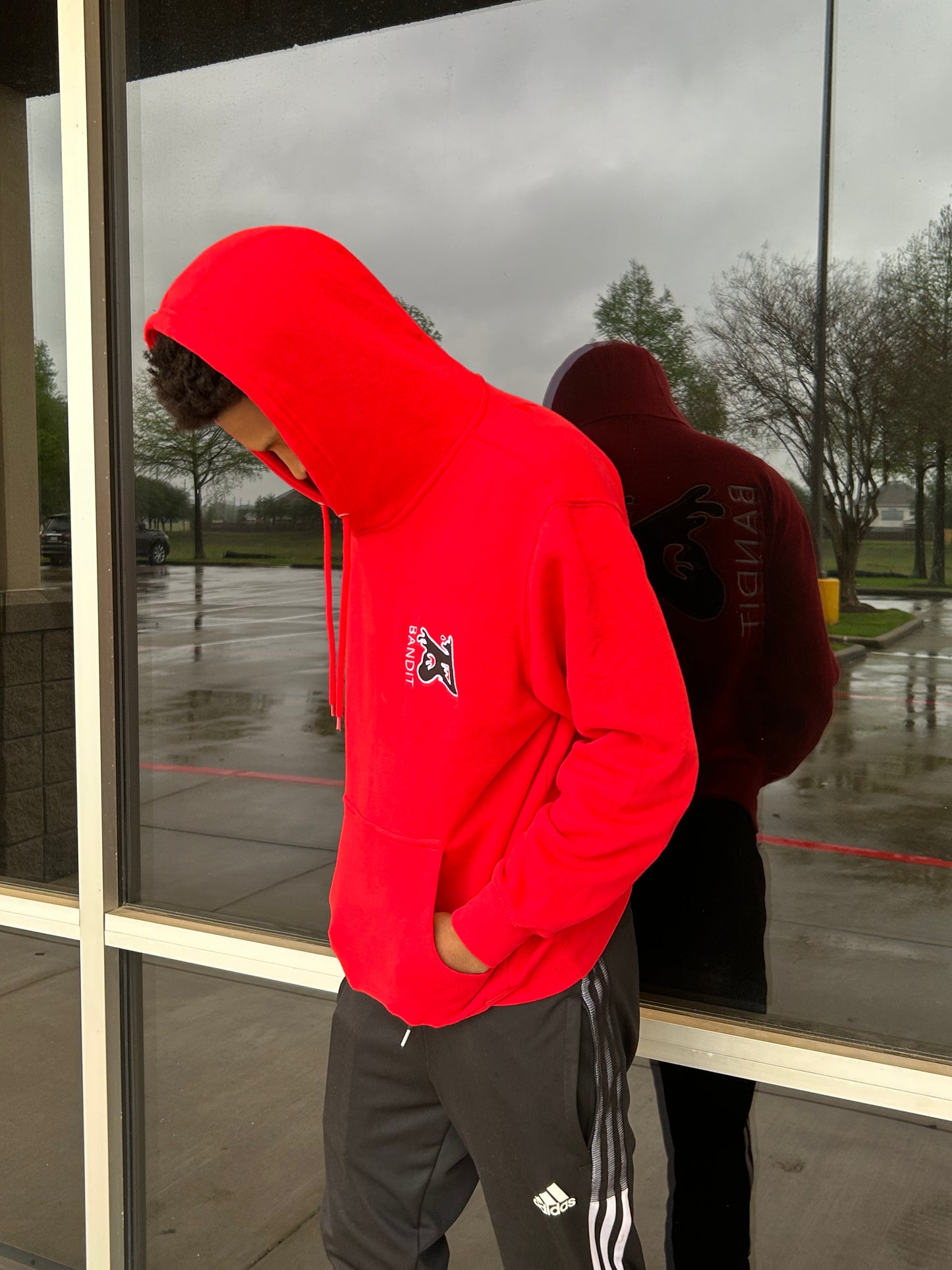 *PRE-ORDER* Bandit Red/Black Hoodie